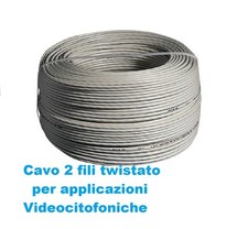 Cavo 2 fili  twistato  al