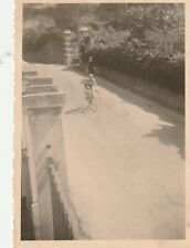  B3 - Foto Photo Fotografia Anni 50 - uomo ciclismo bicicletta
