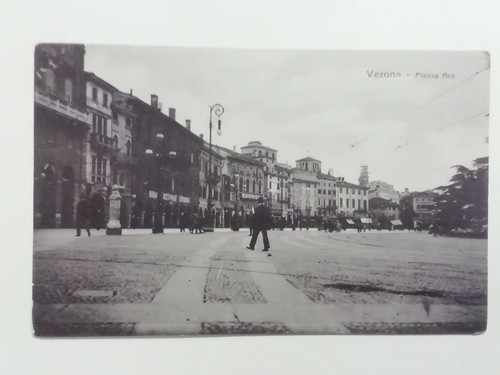 Cartolina verona piazza brà - cartolina,