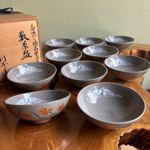 Tea bowls set - bowls, &