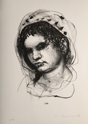 Litografia pietro annigoni - litografia,