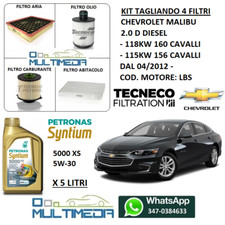 TAGLIANDO 4 FILTRI OLIO