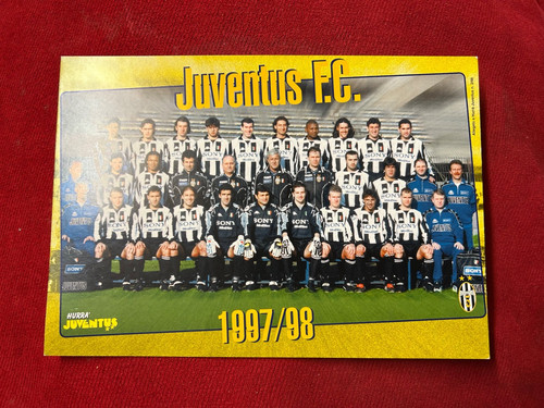 Cartolina juventus 1997 - juventus, 1997-98