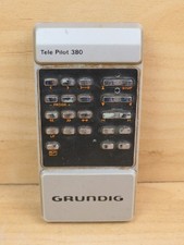 vecchio TELECOMANDO GRUNDIG TELE PILOT 380 vintage per televisore originale di