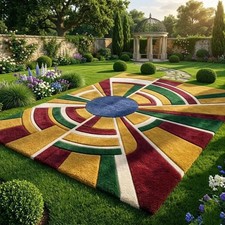 Tappeto di lana Art Deco