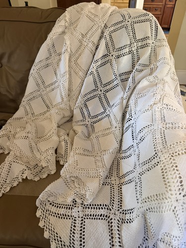 Copriletto vintage fatto - , a