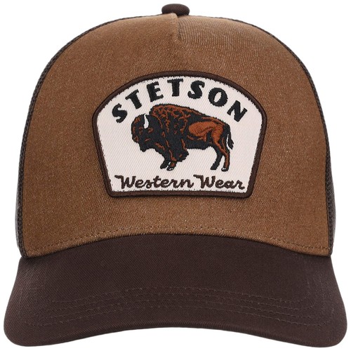 Stetson bison patch trucker - bison,