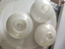 3 paralumi,ricambi vetro,coppette.bocce lampadari arte deco' vintage anno 1954