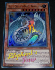 Yugioh - Bestia Cristallo Drago Arcobaleno ULTRA RARA - SDCB-IT044 1° Edizione