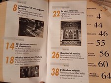 Lotto 6 Riviste Arte Organaria