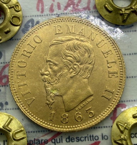 Lire 1863 torino - 10,