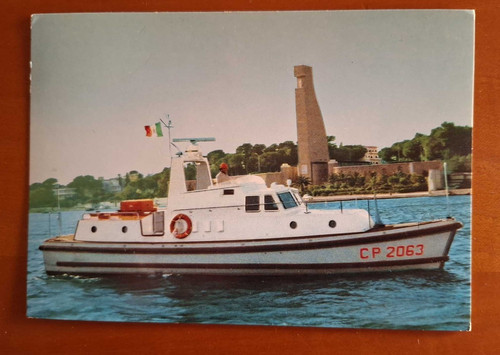 Cartolina motovedetta 2063 - cartolina,