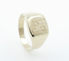 Anello Sigillo Da Uomo In Oro