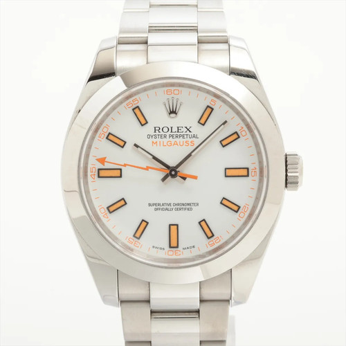 Rolex milgauss 116400 at - ss, ss