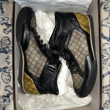 Sneakers alte Gucci nere/beige