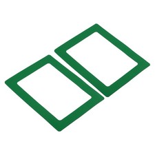 2 Pezzi Cornice Magnetica Portafoto PVC Calamite Porta Foto Verde 5x7 Pollici