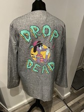 Giacca lunga drop dead grigia - lunga,