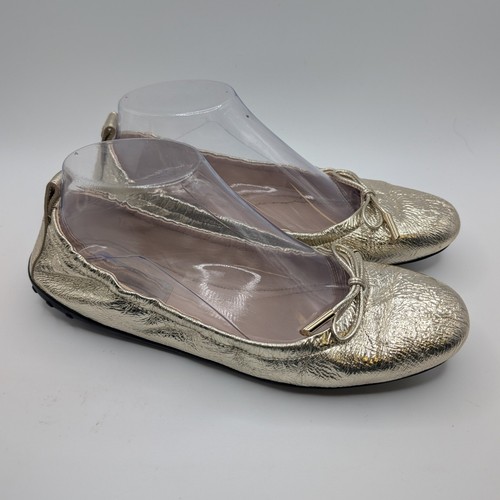 Tods gommino ballet flats gold - gommino,