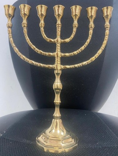 Menorah ottone israele - 7,