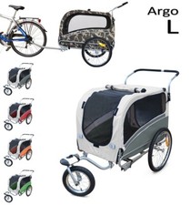 ARGO LARGE Passeggino Rimorchio Bici per Trasporto Cane Carrello Bicicletta x