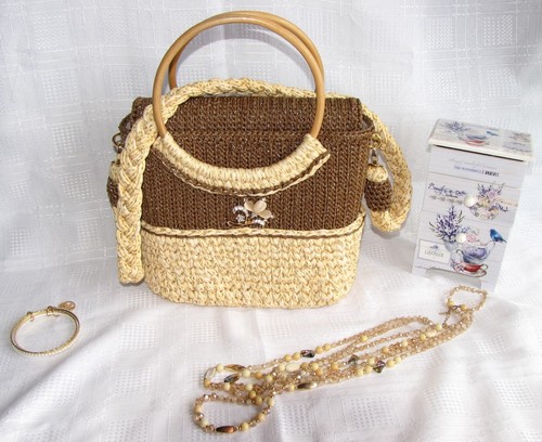 Borsa uncinetto rete fatta - in,