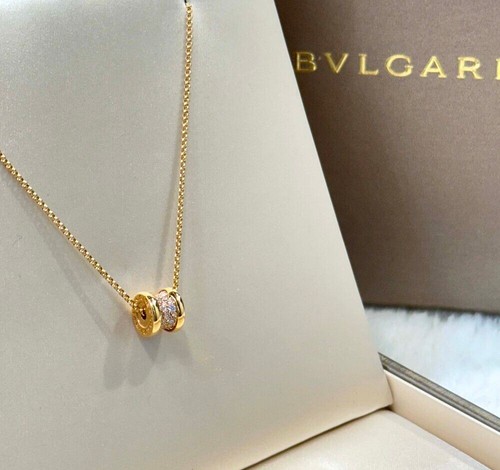 Bulgari 18k pavé diamond - pavé,