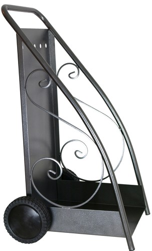Carrello portalegna classico - portalegna,