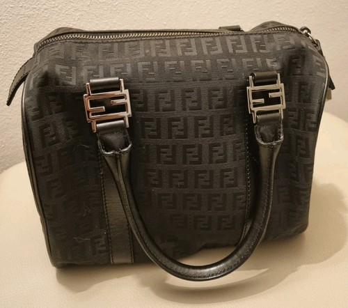 Borsa bauletto fendi nera - borsa,