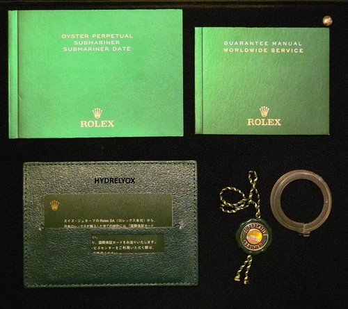 Rolex submariner booklet set - submariner,