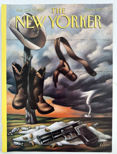 New yorker magazine cover - magazine, only