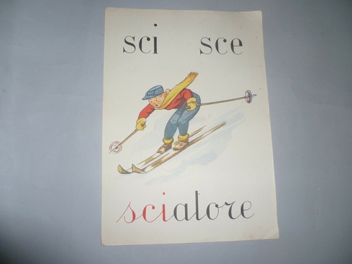 Abecedario parete vintage - abecedario, a