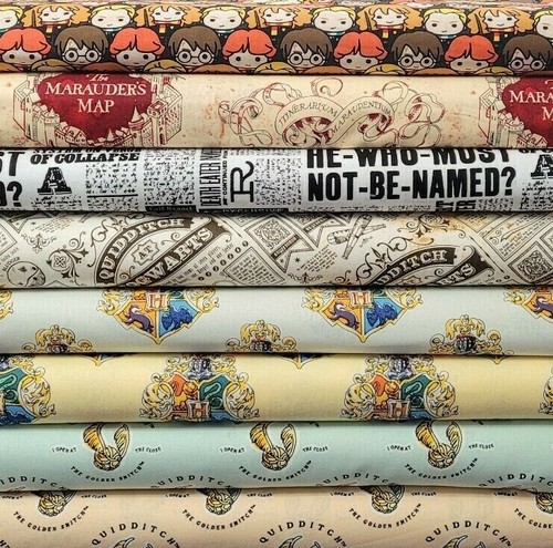 Tessuto cotone harry potter - cotone,
