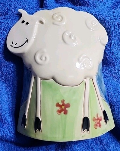 Statuina ceramica pecora - statuina,