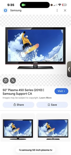 Samsung pn50b450 720p - samsung, 50"