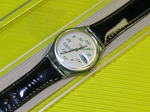 Swatch del 1995 green laquer - del,