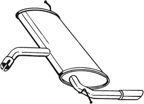105 silenziatore posteriore - cv,