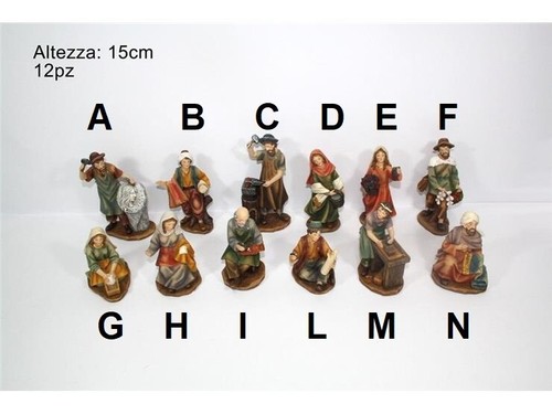Statuine presepe mestieri - presepe,