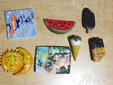 7 Calamite artistiche decorative ceramica bomboniere tema mare estate gelato