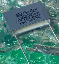 KEMET 470nF 275VAC 0,47uF Condensatore X2 Antidisturbo Polipropilene P. 22,5mm