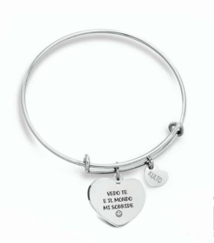 Bracciale rigido donna - rigido, acciaio