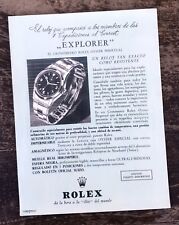 ROLEX EXPLORER Vintage Flyer Leaflet 1950's Spanish 6610 1016 5504 Chrono OEM /
