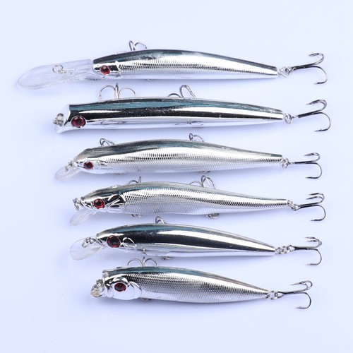 6pcs minnow fishing lures - 6pcs,