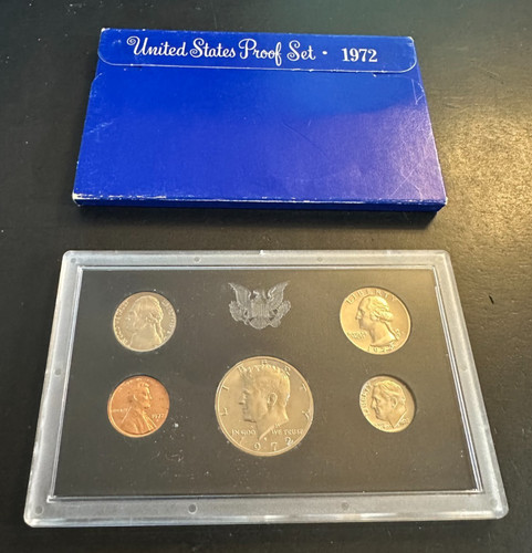 1972 mint proof set - us,