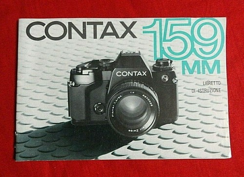 Contax 159 manuale - 159, di