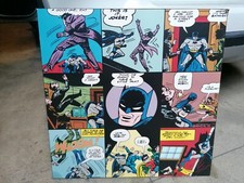 Quadro Batman Joker comics fumetti 70x70x2 cm 