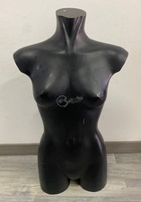 Manichino busto donna nero 70 cm attrezzatura negozio attività sartoria vestiti