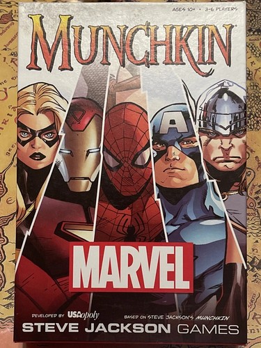 Gioco marvel munchkin steve - gioco,