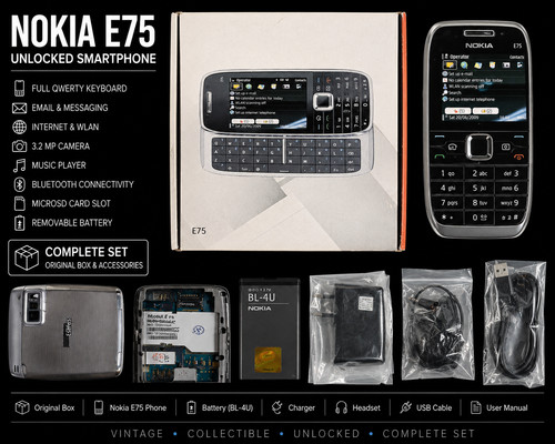 Nokia e75 smartphone vintage - e75,