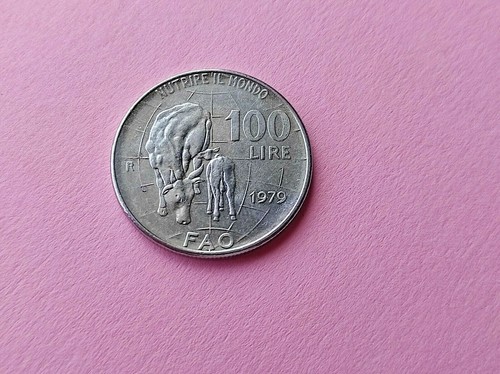 Moneta italia 100 lire fao - 100,