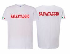 T-Shirt Maglietta Salvataggio Maglia Unisex Uomo Donna lifeguard bagnino M12bis